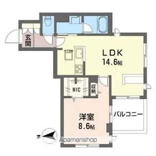 ラコルト井荻【103号室】の間取り