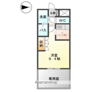 ブランティール【1階】の間取り