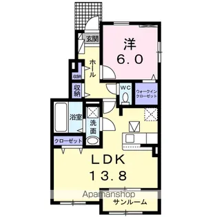Nゲート ⅩⅤ【1階】の間取り