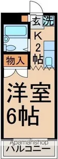 ハイランド田村【2階】の間取り