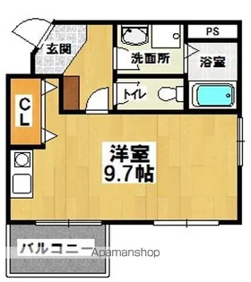 アネックス寿【407号室】の間取り