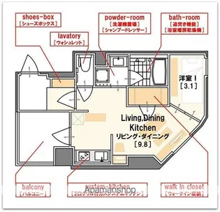 アーバンカーサ難波Ⅲ(URBAN)【5階】の間取り