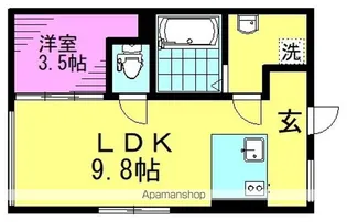 TRIAS236【4階】の間取り