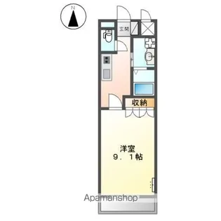 パークヒルズ庄町【2階】の間取り