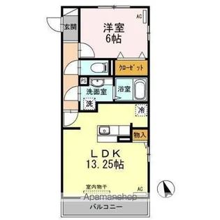 スリー スター III号館 B【2階】の間取り