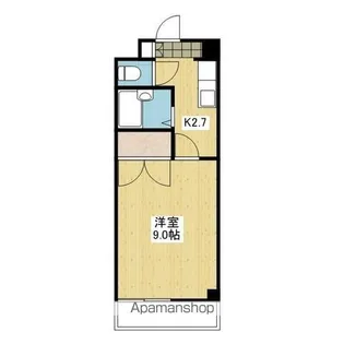 ブラウンハイム【4階】の間取り