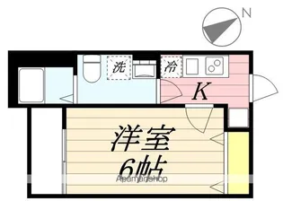 ベルメント陣屋前A棟【1階】の間取り