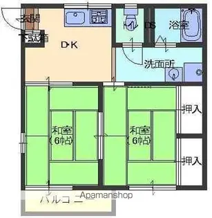 セフィーラグリーンB棟【101号室】の間取り