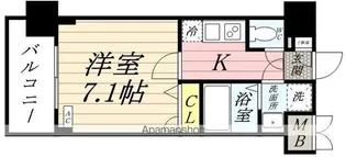 サヴォイ スタジオ スイーツ【1102号室】の間取り