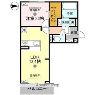 D’S GALLERY【2階】の間取り