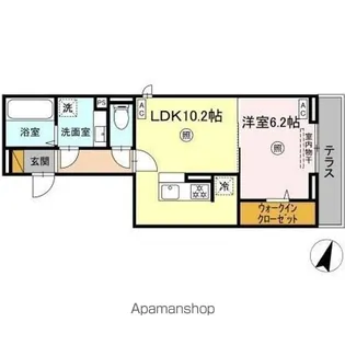 アヴァンスコート壱番館【1階】の間取り