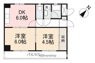 ロイヤルパークハイツ【3階】の間取り