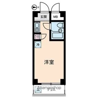 アムス堀ノ内A棟【104号室】の間取り