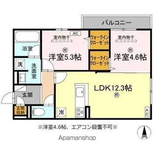 CAMPANELLA山本【2階】の間取り
