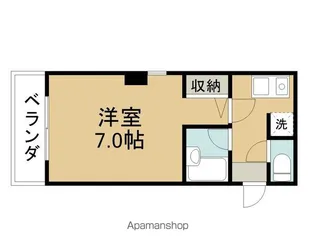 ラ・カサ・ボニータ【202号室】の間取り