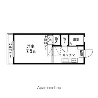 パールハイツ【1階】の間取り