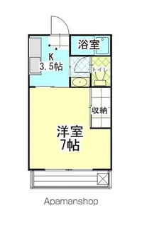ハイツ小林【202号室】の間取り