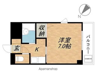 クッキィーC【205号室】の間取り