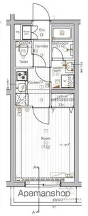 プレミアムキューブ奥沢MO【1階】の間取り