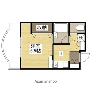 L’A LLURE舟入【306号室】の間取り