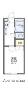 レオパレス白糸【1階】の間取り