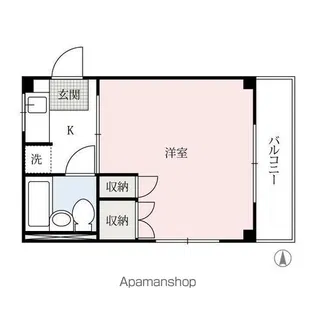 レインボーハイツマキ【3階】の間取り