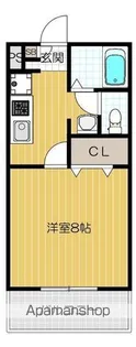 マシャンブル【105号室号室】の間取り