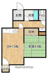 牟礼ぐらしROOM③【A-101号室】の間取り