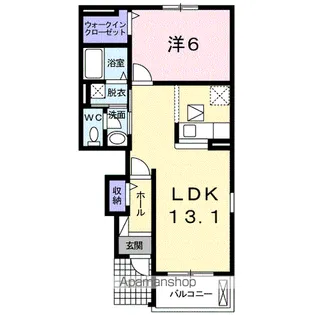 レオンⅡA【1階】の間取り