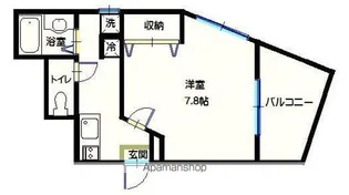 すえひろヒデンビル【502号室】の間取り