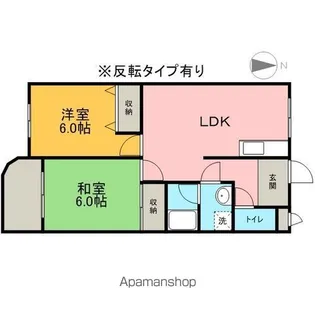 シーバハイツ【3階】の間取り