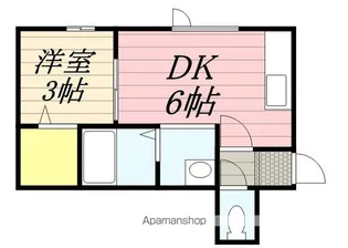 ネージュ元町Ⅱ【3階】の間取り