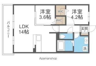 レトワール今川【3階】の間取り
