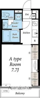 リブリ・松戸【1階】の間取り