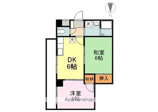 グランディ・マン【4階】の間取り