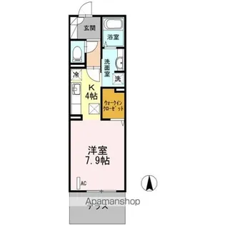 LUANA湘南【1階】の間取り