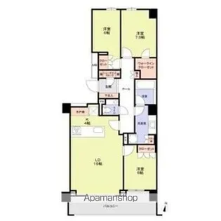 BRILLIA高輪REFIR【2階】の間取り