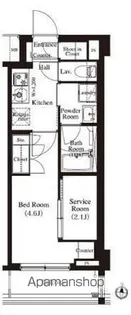 アーバンパーク住吉【3階】の間取り