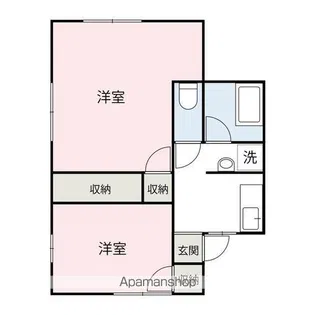 K−LINK【201号室】の間取り