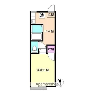 コーポT&MPART2【2階】の間取り
