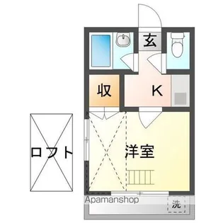 奥田西町第1レジデンス【2階】の間取り