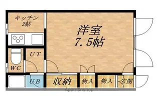 コミュニティ上野Ⅱ【203号室】の間取り
