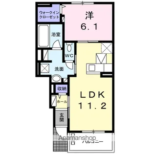 ノイ・フリーデ Ⅲ【1階】の間取り