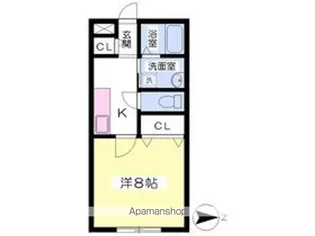 岩手県盛岡市上厨川字横沼【アパート】の間取り
