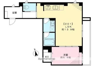 プラサート22【2階】の間取り