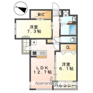 FLORENTINE FLOAT(フロランタン フロート)【2階】の間取り
