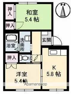 フレグランスA・S A棟【1階】の間取り