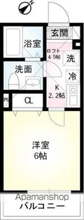 ヴェラハイツ白楽参番館【2階】の間取り