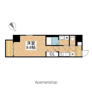 メイクス上前津Ⅱ【703号室号室】の間取り