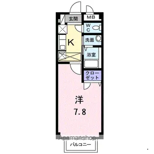 プランドールC【1階】の間取り